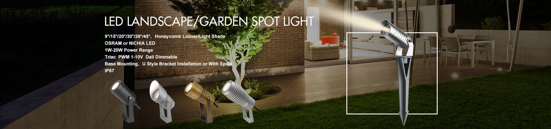 LED Landscape Spot Lights