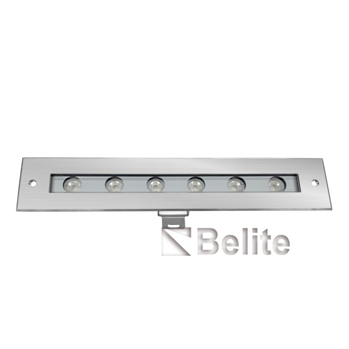 BELITE IP68 6w linear underwater spot light SS316 RGB CREE LED