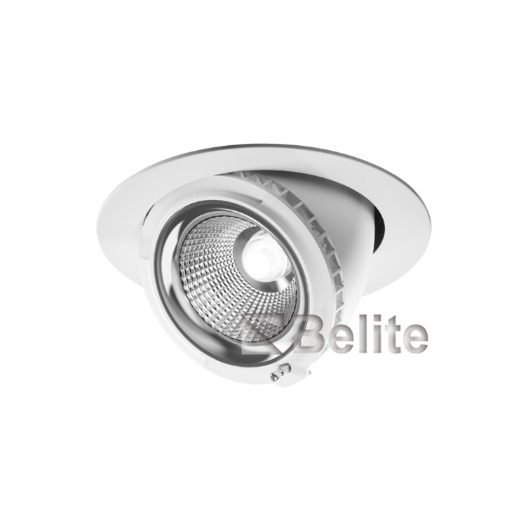 led indoor down light 20W 28W 38W recessed ceiling round lighting
