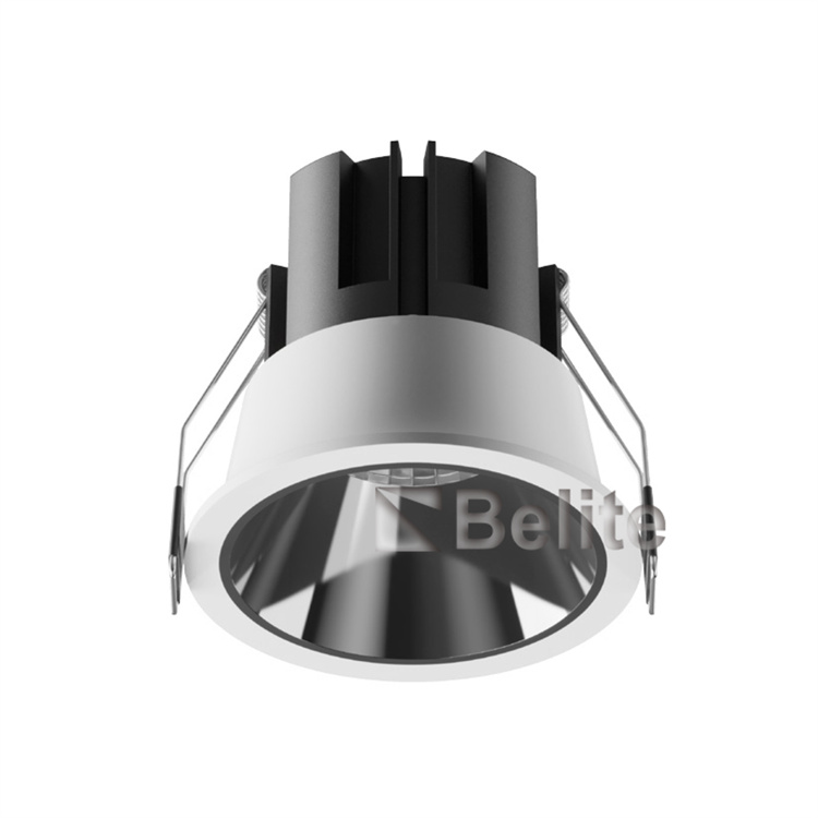 BELITE indoor modern design led down light 10W cutout 60-75mm round Recessed dimmable Led Downlight