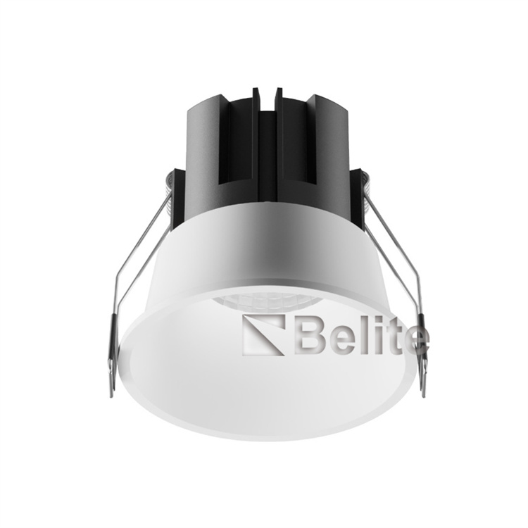 BELITE indoor modern design led down light 10W cutout 60-75mm round Recessed dimmable Led Downlight