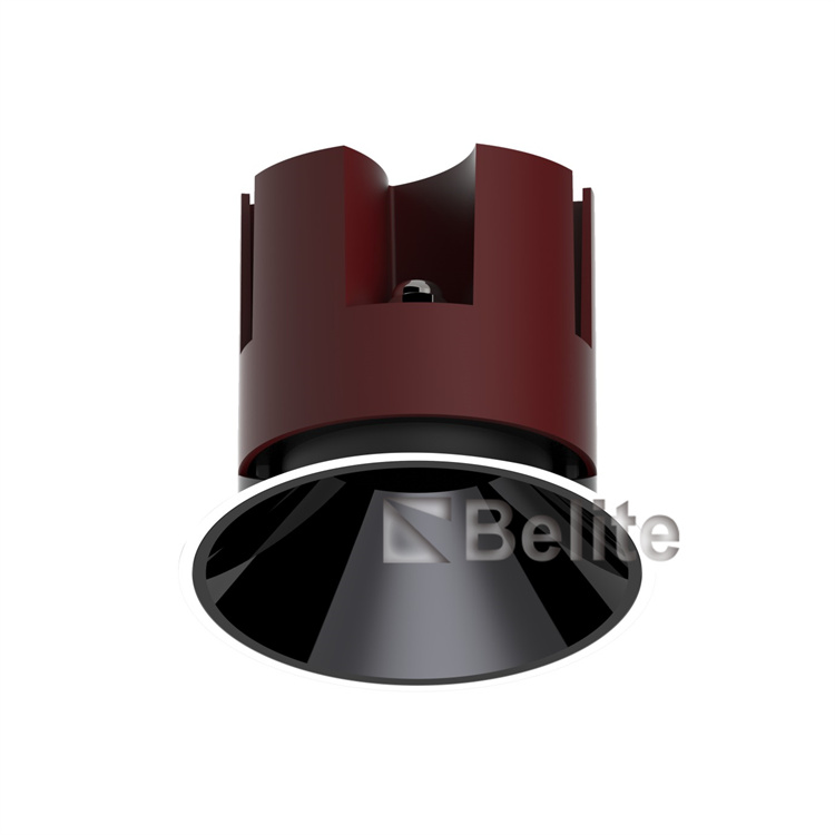 BELITE Commercial Indoor Down Light Anti Glare Rectangla LED Ceiling Downlights Recessed Gimbal COB 5-18W LED Downlight