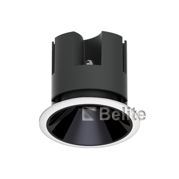 BELITE Commercial Indoor Down Light Anti Glare Rectangla LED Ceiling Downlights Recessed Gimbal COB 5-18W LED Downlight