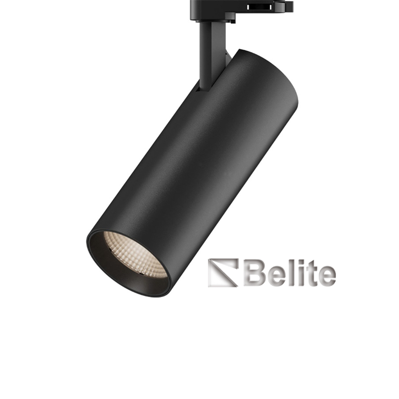 BELITE modern design 15w 30w classic black/white housing 100lm/w cob led track light