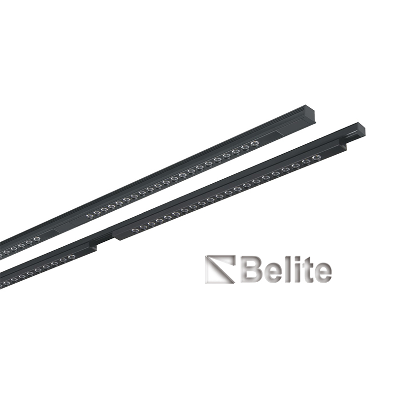 BELITE 8W Mini Slim Architectural Track rail Linear lamp round Corner Mount Integral LED Strip Grille Light