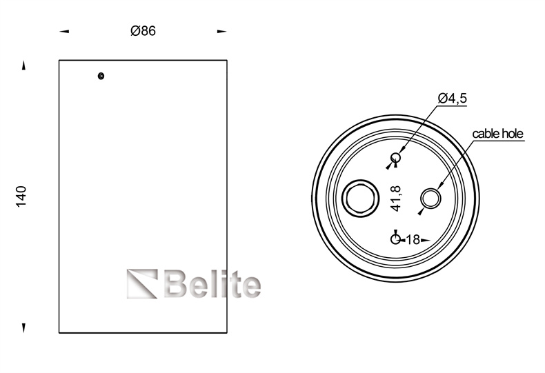 High Quality Aluminum Surface Mounted Cylindrical IP65 Outdoor Spot Light 8W 15W 30W Led Down Light