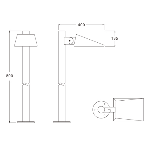 BELITE 10-15W LED Landscape Lighting IP65 Waterproof Outdoor Aluminum Garden Path Lights