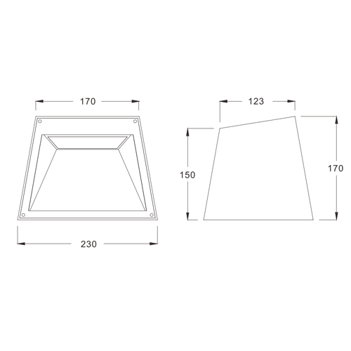 BELITE 10-15W Led Garden Path Luminaire 3000-6000K Aluminum Outdoor Landscape Lighting IP65 Waterproof