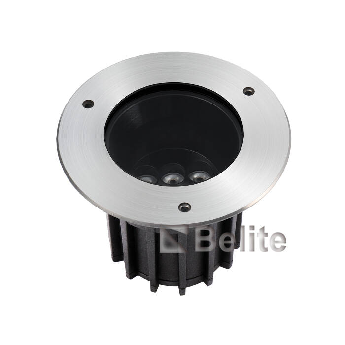 BELITE IP67 3*2W CREE XP-G LED+ Lens, Depth Illuminant Anti-glare, Angle Unadjustable Inground light