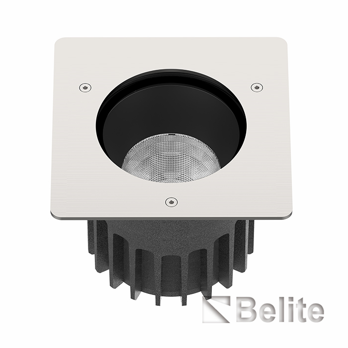 BELITE IP67 36-42W CREE D208 COB+ Reflector, Angle Unadjustable,Depth Illuminant Anti-glare Square Frame Inground light