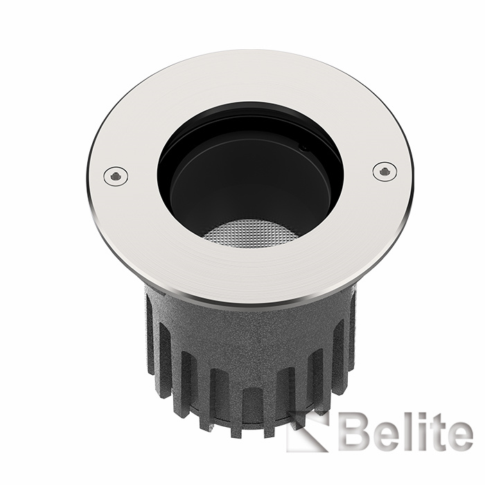 BELITE IP67 10W CREE 1507 COB+ Lens, Depth Illuminant Anti-glare, Angle Unadjustable Inground light