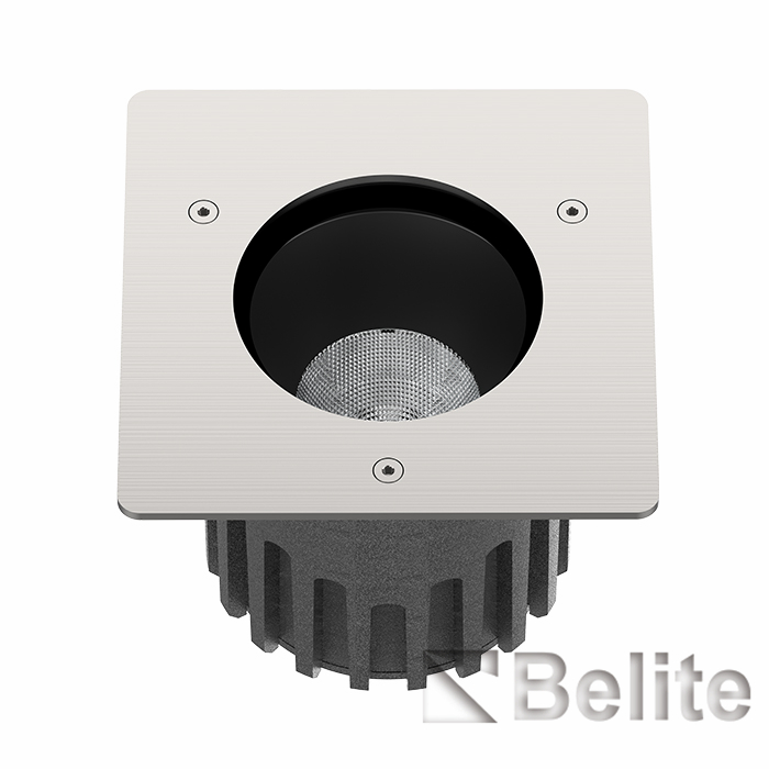 BELITE IP67 25W CREE 1820 COB+Reflector,Depth Illuminant Anti-glare, Angle Unadjustable Inground light