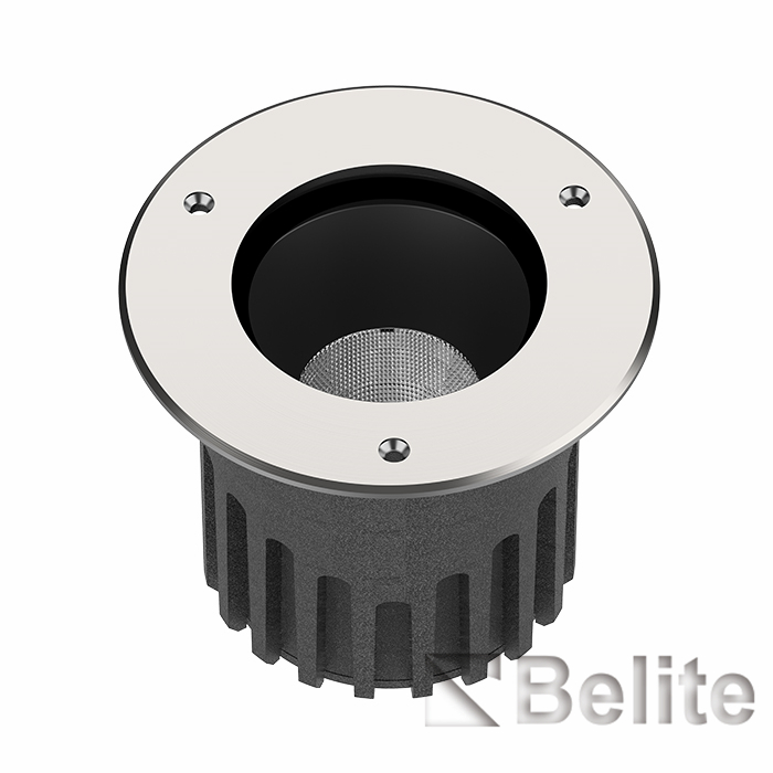 BELITE IP67 25W CREE 1820 COB+Reflector,Depth Illuminant Anti-glare, Angle Unadjustable Inground light