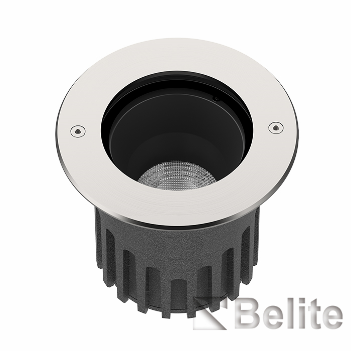 BELITE IP67 15W CREE 1512 COB+ Lens,Depth Illuminant Anti-glare, Angle Unadjustable Inground light