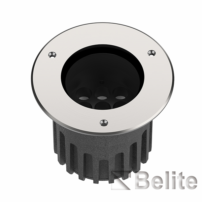 BELITE IP67 24W CREE XP-G LED+Lens,Depth Illuminant Anti-glare,Angle Unadjustable Inground light