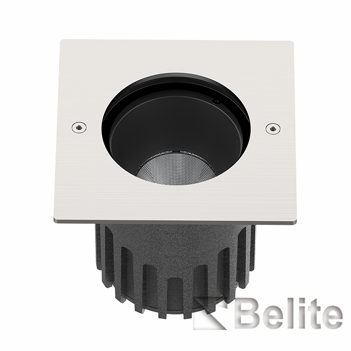 BELITE IP67 15W CREE 1512 COB+Reflector,Depth Illuminant Anti-glare, Angle Unadjustable Inground light