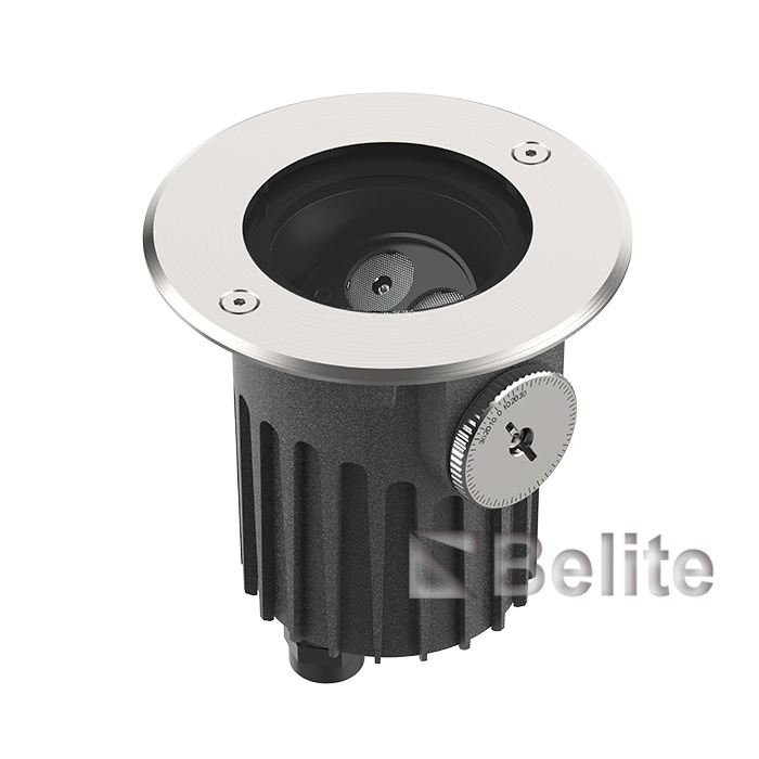 BELITE IP67 6W/8W 10W CREE In-ground Uplight, Adjustable Depth Illuminant Inground light