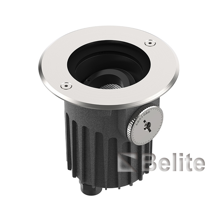 BELITE 6W IP67 LED Up Light,Tiltable Depth Illuminant Anti-glare Inground light