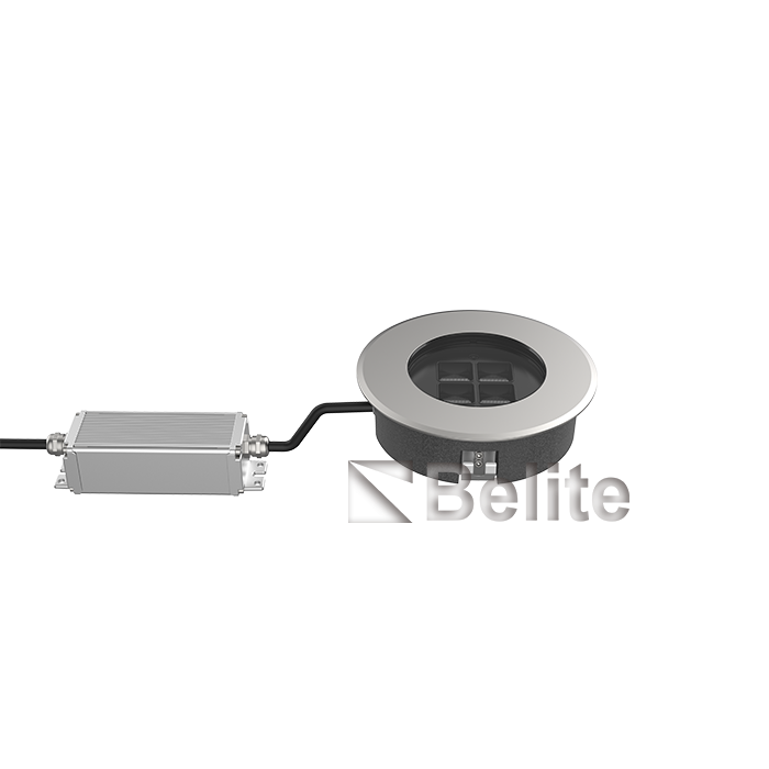 Garden Landscape 6W-9W Antiglare Slim Recessed Deck Round Path Light RGB RGBW