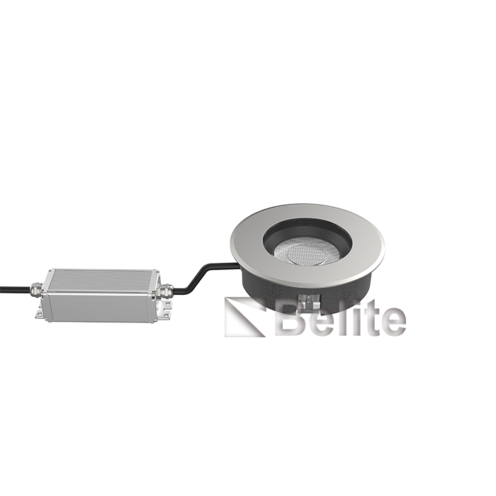 Garden Landscape 6W-9W Antiglare Slim Recessed Deck Round Path Light RGB RGBW